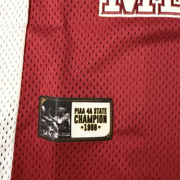 Mens Kobe Bryant Lower Merion High School Jersey Headgear Classics Maroon Small - Picture 3 of 7